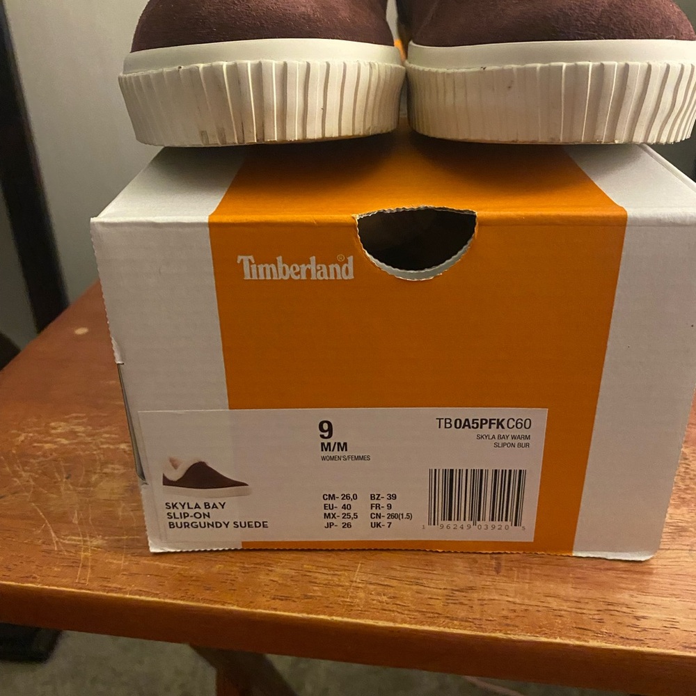Timberland Skyla Bay Burgundy Suede Loafers